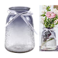 Miniatyrbild 2 av 8: Elegant Gradientfärgad Glasvas Dekor, Geometrisk Form Vardagsrumsdekorationer, Cylindrisk Transparent Vas för Konstgjorda Buketter, Halkfri Bas