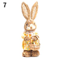 Miniatyrbild 1 av 5: Simulering Påsk Kanin Dekoration 32/45*15cm Bunny Figur Cattail Hantverk Prydnad Present Till Hem Semester 7 7