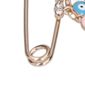 Miniatyrbild 5 av 8: 2 st Rhinestone Brosch Pins Multifunktionell Utsökt Utformning Mode Design Blå Broscher Smycken för Fester Dagligen