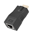 Miniatyrbild 5 av 8: 2x HDMI 30m till RJ45 nätverkskabel förlängare omvandlare repeater över CAT-5e CAT6