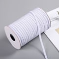 Miniatyrbild 4 av 8: Elastiska band med platt bredd för sömnad och pyssel, högelastisk sladd töjbar flätad idealisk för DIY-smyckestillverkning, slitstarkt och andningsbart material