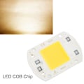 Miniatyrbild 8 av 8: 2 st LED COB-chip med hög effekt, drivrutinfri integrerad SMD-lampkula, ljusstark och effektiv vändbar COB-lampkula, varmt ljus, 30 W