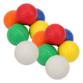 Miniatyrbild 1 av 6: Träningsboll inomhus, svampboll, lätt god elasticitet för utomhussporter och inomhusträning, färgglad, 10 st (slumpmässig färg)