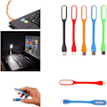 Miniatyrbild 4 av 8: 10-pack flexibla USB LED-lampor, Mini USB LED-lampa, Dator tangentbordslampa för bärbar dator (Justerbar svanhalsläslampa, slumpmässig färg）