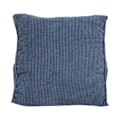 Miniatyrbild 2 av 2: 1 st 40*30*20 Triangulär Ryggstöd Kudde Praktisk Kudde med Fyllning Heminredning #Denim Blå