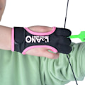 Miniatyrbild 3 av 5: - Fingerbågskytte, Handskar, Fingerskydd, Handskar Skjut, Fingerskydd, Tillbehör för Recurve Compound Båge Svart Rosa S Black pink S