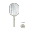 Miniatyrbild 1 av 8: Elektrisk insektsdödare 2 i 1 Smart Bug Zapper med USB-uppladdningsbar bas, erbjuder 3-lagers säkerhetsnät och effektiv myggfälla för A