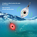 Miniatyrbild 7 av 8: 4 st LED fiskedrag Multipurpose Vattenutlöst Dubbel Rotation Spänne Fiske Lure Ljus för Saltvatten Sötvatten