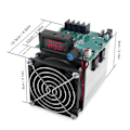 Miniatyrbild 6 av 8: Elektronisk Lasttestare DC 12V 250W 0‑20A Batterikapacitetstestare Modul med Digital Display