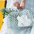 Miniatyrbild 4 av 8: Vikbar Bärkorg Ihålig Design Andningsbar Plasttvättkorg för Hemmet