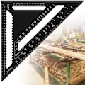 Miniatyrbild 1 av 7: Triangel Linjal Metrisk Vinkelhake Aluminiumlegering Triangel Precisionshastighet Vinkelhake Vinkelhake Triangel Vinkelhake Mätverktyg Gradmätarverktyg för Ingenjör