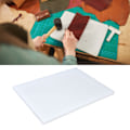 Miniatyrbild 1 av 8: DIY Läderhantverk Stansning Hammare Pad Vit Plast Skärning Stämpling Skyddsplatta 200x150x8mm