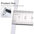 Miniatyrbild 2 av 8: Elastiska band med platt bredd för sömnad och pyssel, högelastisk sladd töjbar flätad idealisk för DIY-smyckestillverkning, slitstarkt och andningsbart material