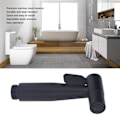 Miniatyrbild 7 av 8: Bidet Sprayer i rostfritt stål G1/2 Justerbart Vattentryck Bärbar Platssparande Enkel Installation Handhållen Bidet SprayerMatt Svart