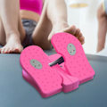 Miniatyrbild 3 av 5: Fot Stepper Maskin Tränare Sittande Träningsredskap Hopfällbar Under Skrivbord Pedal för rosenröd