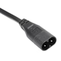 Miniatyrbild 3 av 8: IEC320 C8 till Dual C7 Sladd Hane till Hona 1 in 2 Out AC Ström Splitter Kabel för LCD Monitor Skrivbordslampa 100‑250V