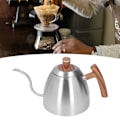 Miniatyrbild 1 av 8: Häll över vattenkokare 800 ml Hållbar Rostfri Stål Bakelit Handtag Ergonomisk Design Svanhals Pip Kaffe Vattenkokare