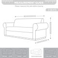 Miniatyrbild 2 av 5: Elastiskt sammetssoffa överdrag sofföverdrag med armstöd 1 del spandex stretch sammet elastiskt sofföverdrag för husdjur (vit, 3 sits)