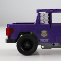 Miniatyrbild 4 av 6: Klassisk kreativ programmeringslåda, bygg din egen leksak, barns byggsats, programmering pickup truck leksak - lila