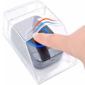 Miniatyrbild 1 av 5: Litzee Transparent skyddande hölje för utomhus dörrklocka, vattentät, trådlös, väggmontering - 11 x 6 x 5 cm