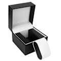 Miniatyrbild 3 av 8: Elegant Klockbox, Lyxig Displayfodral med Mjuk Vaddering, Vattentålig P.U. Läder Smyckesförvaring för Klockor och Andra Värdefulla Föremål,