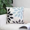 Miniatyrbild 2 av 5: Moderna geometriska kuddfodral i linne för heminredning 16 x 16 tum Set om 4 Hem -