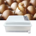 Miniatyrbild 1 av 8: Automatisk äggkläckningsmaskin 24 ägg Digital fjäderfäkläckningsmaskin Temperaturkontroll Automatisk vändning Kläckningsmaskin för hemmagård EU-kontakt 220V