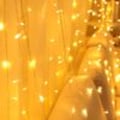 Miniatyrbild 4 av 8: Twinkle Modes Ljusslinga, Vattentät & Hållbar LED Gardinljusslinga, 192 Varmvita LED-lampor för Inomhus- & Utomhusdekoration, Energibesparande, Säker