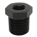 Miniatyrbild 2 av 8: 1/4 tum NPT Han till 1/8 tum NPT Hon Reduceradapter Svart Koppling Biltillbehör