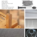 Miniatyrbild 8 av 8: 49 st/set handborr set med hög hastighet stål ABS twist borr bit för trä plast gummi