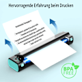 Miniatyrbild 5 av 7: Termiskt papper A4 för bärbara skrivare M08F-A4, kompatibel med Brother PJ762/PJ763MFi, Phomemo M08F, HPRT MT800/MT800Q, snabbtorkande termiskt papper