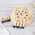 Miniatyrbild 10 av 10: Träminne Match Stick Schackspel Set, Roligt Blockbrädespel Förälder-Barn Interaktion Leksak för Pojkar och Flickor Från 2 År och Uppåt