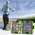 Miniatyrbild 3 av 5: Bärbar låda Fiske Tillbehör Kit Utrustning Set Krokar Lekande