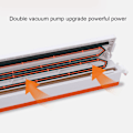 Miniatyrbild 7 av 8: Multifunktionell automatisk vakuumförseglare måltid mat färskhållande förseglingsmaskin (EU-kontakt 220V)