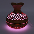 Miniatyrbild 8 av 8: 2.5W Doftspridare 300ml USB-driven Tyst Drift Blomvasformad Aromaluftfuktare för Kontor Sovrum Amber
