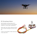 Miniatyrbild 7 av 8: 2 st 5010 360KV RC borstlös motor Multi Axes flygplansmotor för RC Quadcopter Multicopter Drone