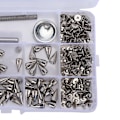 Miniatyrbild 3 av 8: Punk Spikes DIY Zinklegering Kon Craft Spot Läderkläder Nitar Verktyg 7 x 14MM