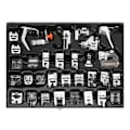 Miniatyrbild 2 av 2: Hushållssymaskin Multifunktion Tryckfot Set för Symaskiner (32 st)