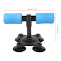 Miniatyrbild 5 av 5: Sit Ups Träningsstång Utrustning Assistent Träningsapparat Abdominal Fitness Maskin(blå )