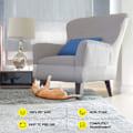 Miniatyrbild 8 av 9: Katt Anti-Scratch Träningstape, 50mm*30 Yards, Kattmöbelskyddsplatta, Transparent Dubbelsidig Katt Soffa Skyddsplatta, Katt tasstejp för Katt