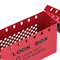 Miniatyrbild 8 av 8: Låsbar tagout-låda, bärbar säkerhetslåda med 13 mätare, för OSHA-kompatibel grupplåsning
