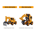 Miniatyrbild 6 av 8: Alloy Engineering Vehicle Model 360 Graders Rotation Barnbil Modell Leksak Skrot Hanterare