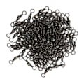 Miniatyrbild 2 av 8: 100 st Fiske Swivel Hög Hastighet Stabil Rotation Rostskydd Tunna Swivel Fiske Linje Anslutning 1/0 31mm 48kg