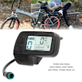 Miniatyrbild 6 av 8: Elektrisk cykel LCD-display Vattentät kontakt Data Display Meter 24V 36V 48V Universal för elcykel