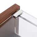 Miniatyrbild 5 av 8: Klockuppdragare Singel Mekanisk Automatisk Elektrisk Transparent Valnöt Rotationsläge 100240V(1 0 EU-kontakt)