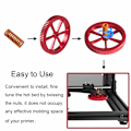 Miniatyrbild 3 av 5: Sats med 4 creality aluminium-utjämningsmuttrar med 4 tryckfjädrar för varm bädd Ender 3/3 Pro, Ender 5/5 Plus / Pro, CR-10, CR10S / 10S Pro, CR 20