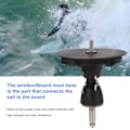 Miniatyrbild 6 av 8: Vindsurfing Mastfot Surfing Senor Led Mastfot Bas 360° Universell för Utomhussporter Svart