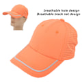 Miniatyrbild 8 av 8: Golfnät keps full bomull andningsbar solskydd justerbar svettabsorberande foderhatt för utomhusaktiviteter orange