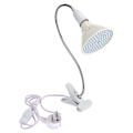 Miniatyrbild 2 av 8: 126 LED växtlampa glödlampor flexibel skrivbordsklämma hållare inomhus växter blommor EU-kontakt