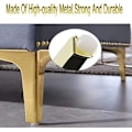 Miniatyrbild 5 av 7: Triangulära metalliska sofaben Triangel möbelben soffbordben metall Triangel möbelben DIY metall möbelben för skåp soffa stol
